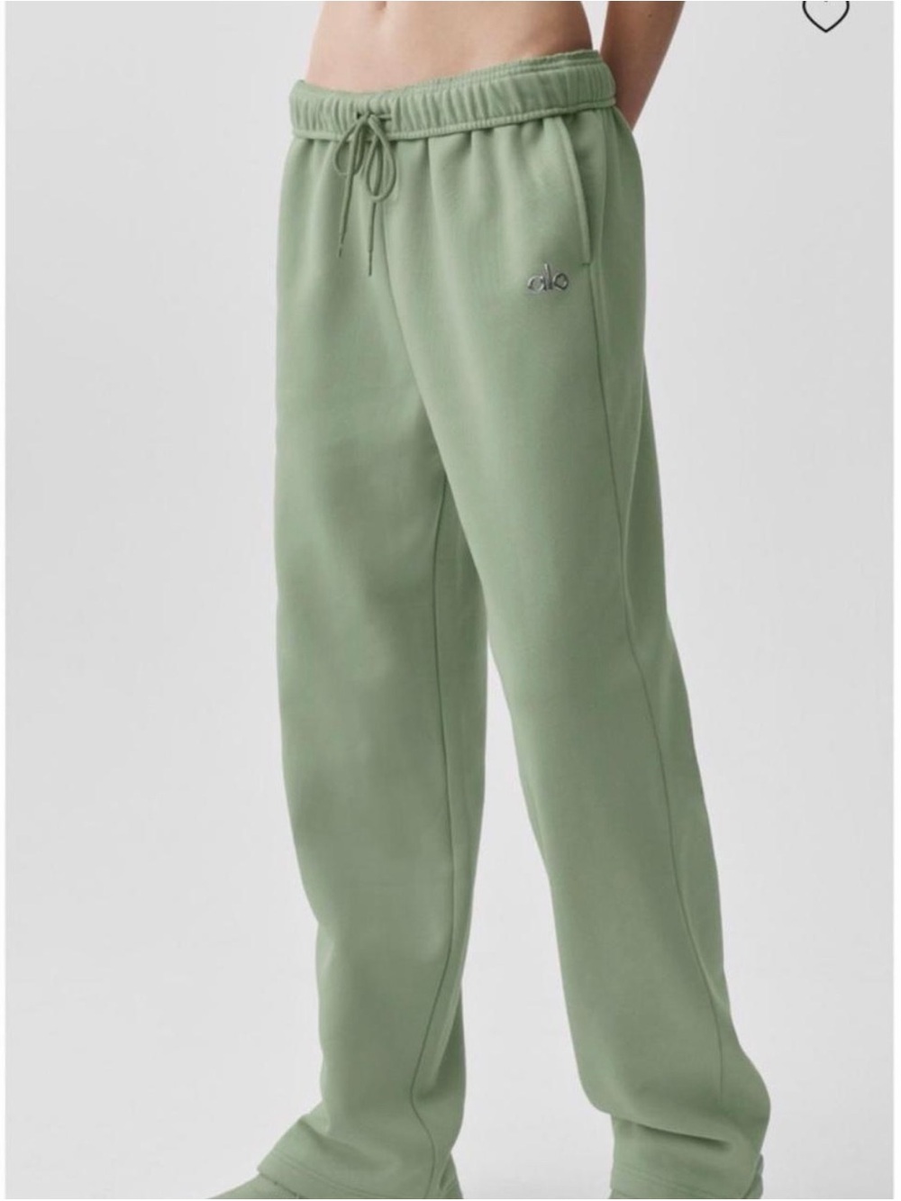 ALO Yoga Men’s Light Sage Drawstring Sweatpants